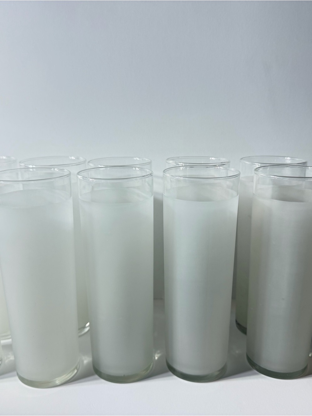 Dorothy Thorpe frosted highball glasses- set of 12